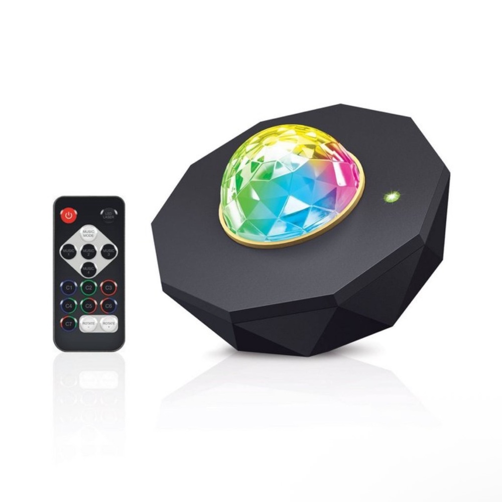 Black LED Galaxy Light Projector with Remote